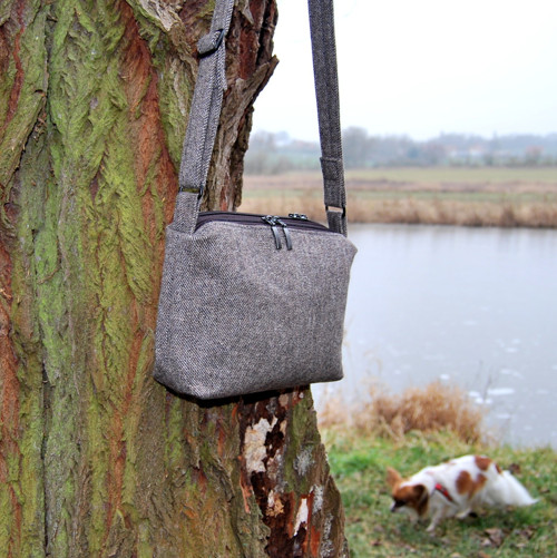 Crossbody tvídová — foto 5