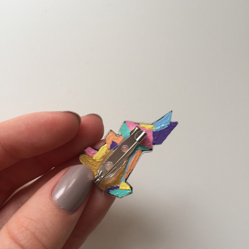 Brož Origami králík — foto 3