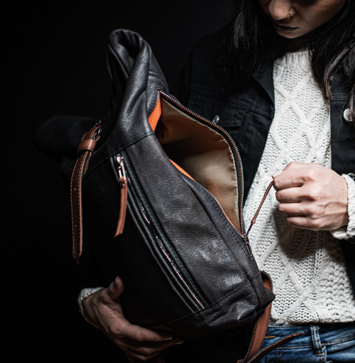Leather Backpack Unisex — foto 5