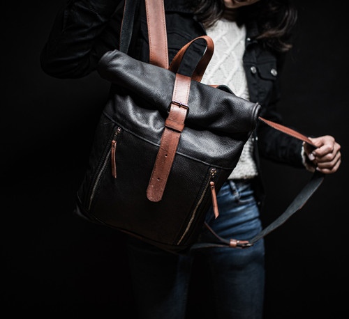 Leather Backpack Unisex — foto 2