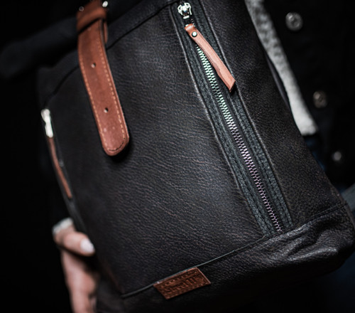 Leather Backpack Unisex — foto 3