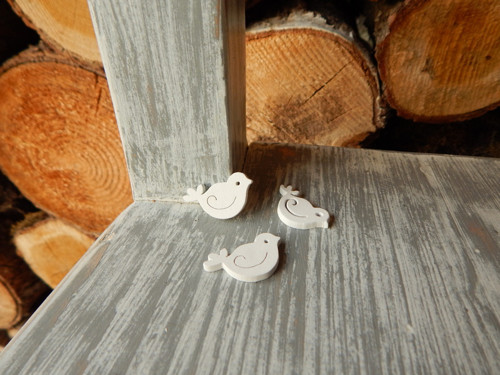 Dřevění ptáčci 2,5 cm 50 kusů — foto 2