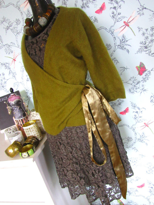 Kardigan zavinovací luxusní — foto 3