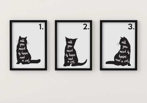 Plakát ALL YOU NEED IS.... CAT nr. 4 — foto 2