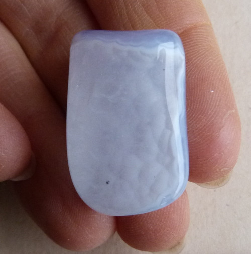 Chalcedon modrý krajkový - 3,1 cm - Extra — foto 2