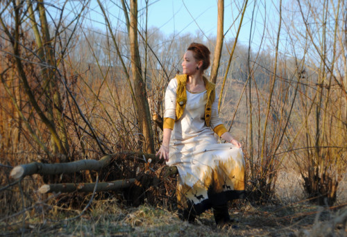"Wild shadows", dlouhé šaty — foto 2