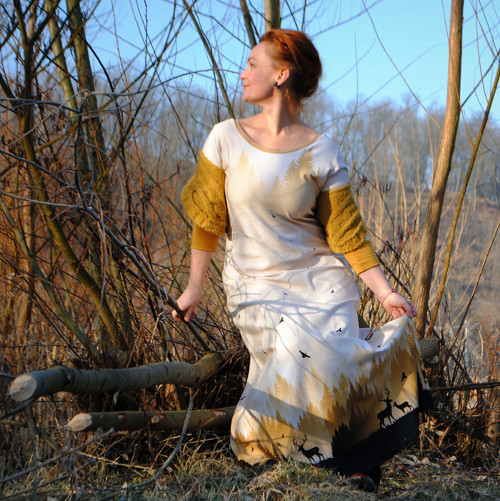 "Wild shadows", dlouhé šaty — foto 3