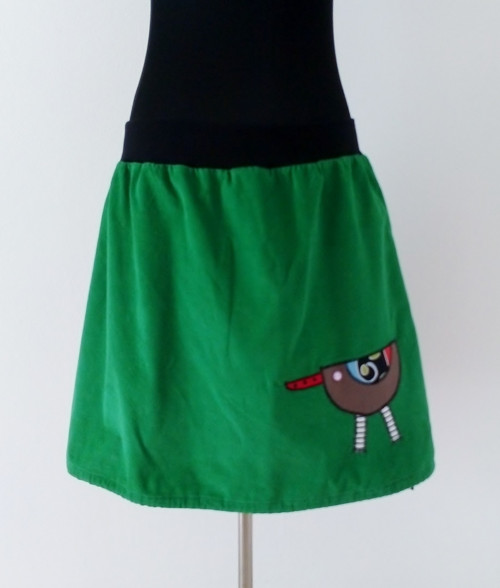 Manšestrová sukně PTÁČEK JARABÁČEK — foto 5
