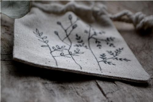 Herbarium - lněný pytlíček — foto 3