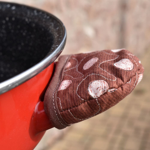Mini chňapky - "Čokoláda s puntíky" — foto 3