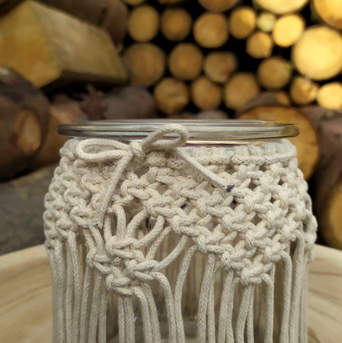 Macramé svícen — foto 3