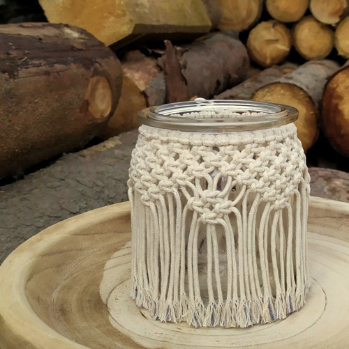 Macramé svícen — foto 6