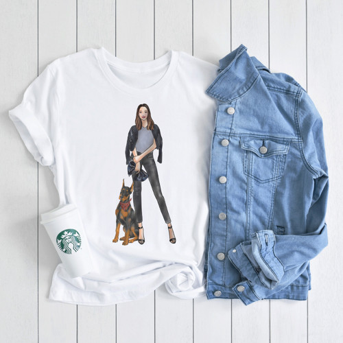 Tričko Doberman Girl — foto 3