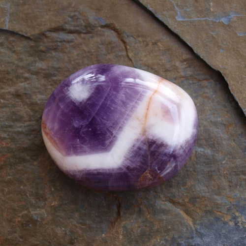 Ametyst chevron, placka 27 x 34 mm — foto 2