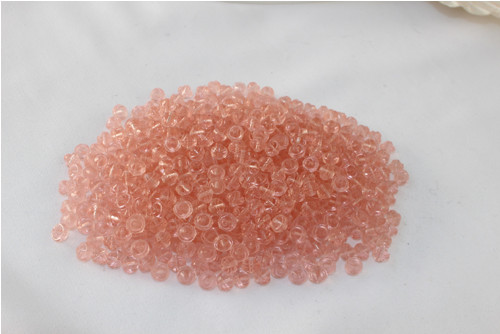 Skleněné korálky - růžová - 100 g — foto 2