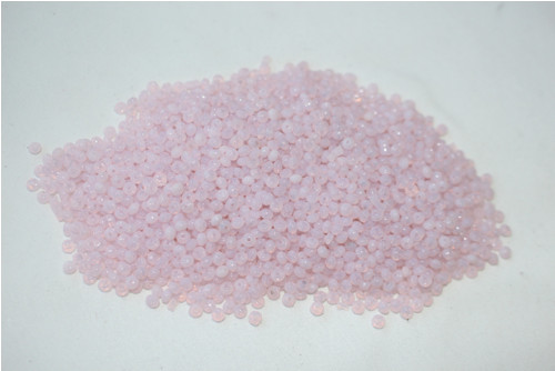 Skleněné korálky - světle růžová - 100 g — foto 2