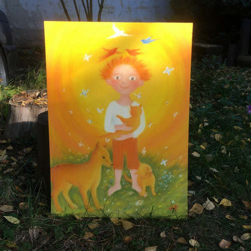 Malý František - malba 50x70cm — foto 4