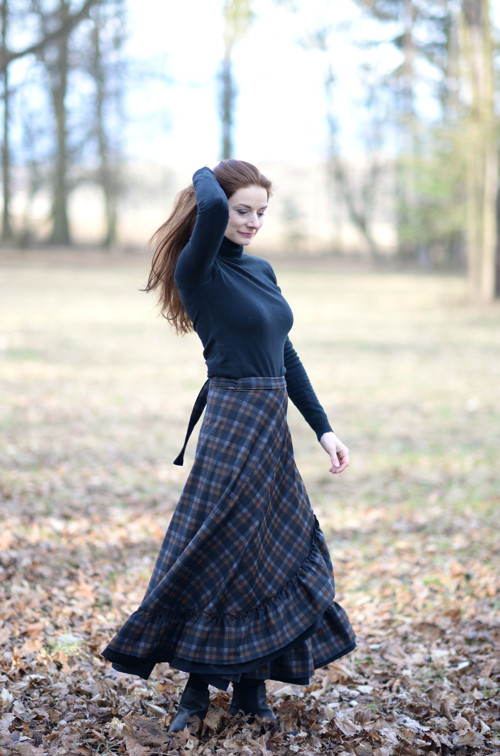 Zavinovacia sukňa Iveta — foto 6