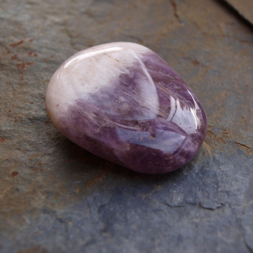 Ametyst chevron, placka 27 x 34 mm — foto 3