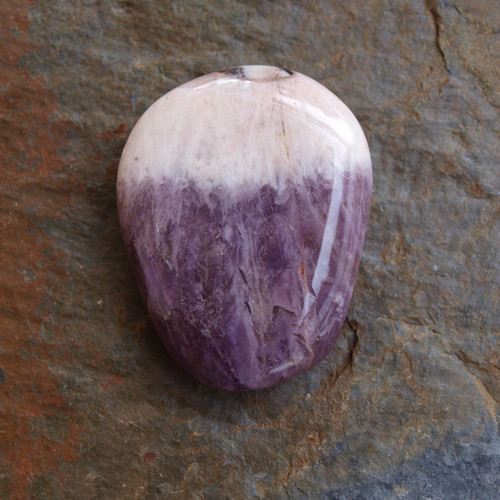 Ametyst chevron, placka 27 x 34 mm — foto 2