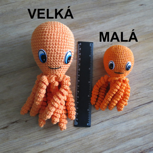 Chobotnička háčkovaná velká (více možností) — foto 2
