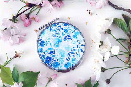 Zrcátko "Indigo flowers" — foto 3