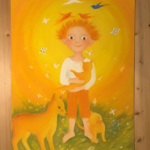 Malý František - malba 50x70cm — foto 5
