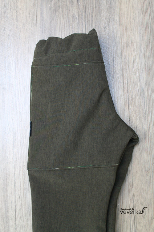 Khaki žíhané softshellky :) — foto 4