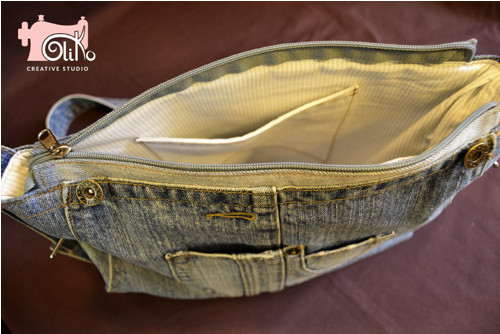 Riflová crossbody kabelka — foto 5
