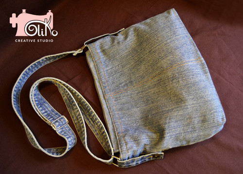 Riflová crossbody kabelka — foto 3