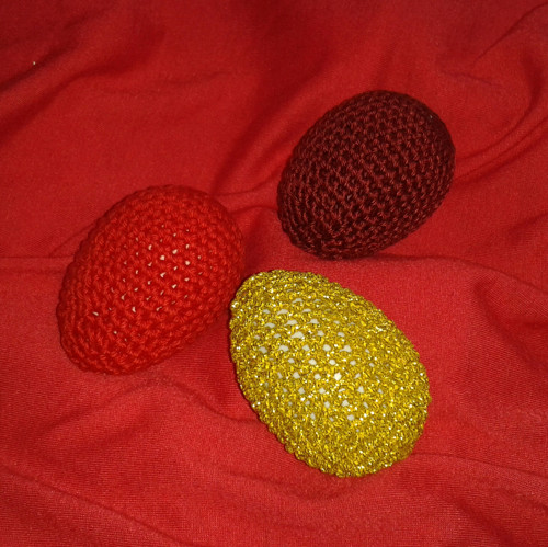 Háčkovaná vajíčka - 3 ks — foto 2