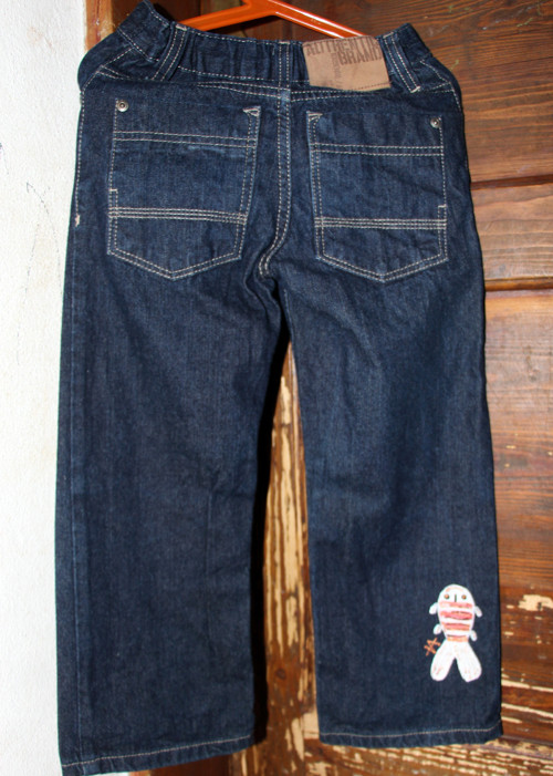 Jeans recy malované,vel. 116 — foto 6
