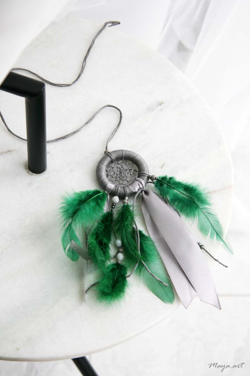 Šedozelený minilapač DREAM CATCHER — foto 3