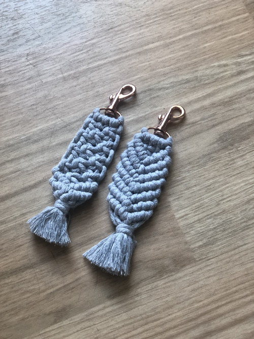 Macramé klíčenky — foto 4
