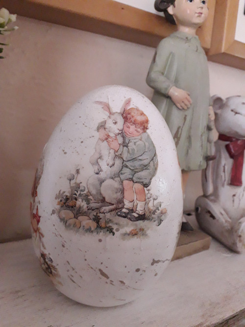 Keramické vintage vejce — foto 3