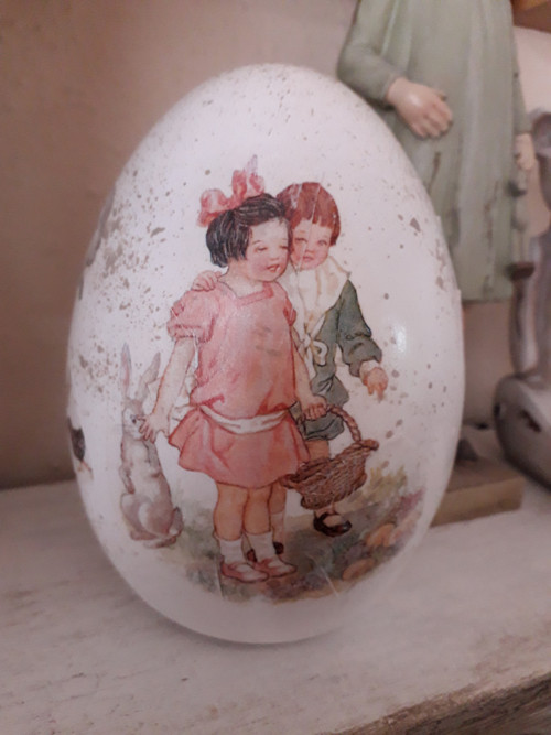 Keramické vintage vejce — foto 3