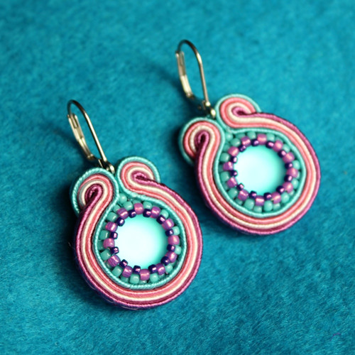 Sutaškové náušnice Hravá cukrátka — foto 4