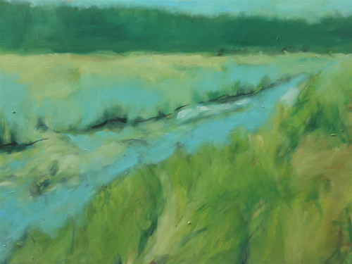 Šumava - olejomalba, originál 122cm x 92cm — foto 2