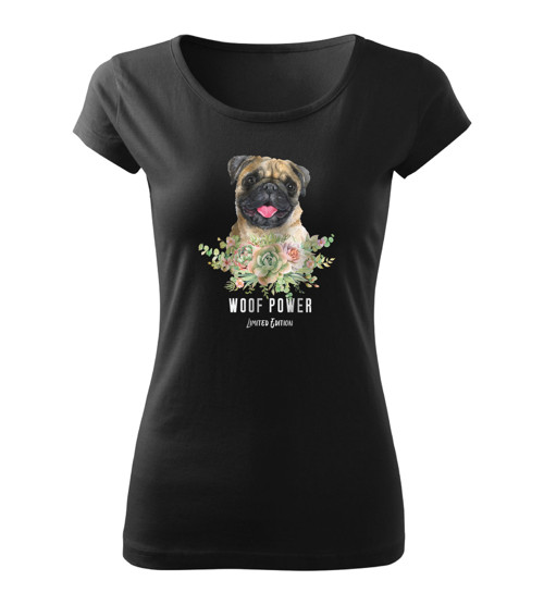 Tričko Woof Power Mops — foto 2