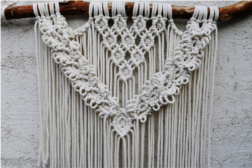 Macramé Krémové Xl — foto 3