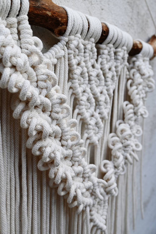 Macramé Krémové Xl — foto 4