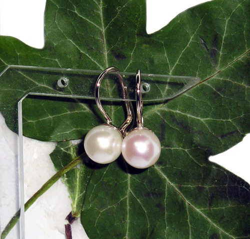 BÍLÉ ZLATO náušnice PERLA na přání — foto 3