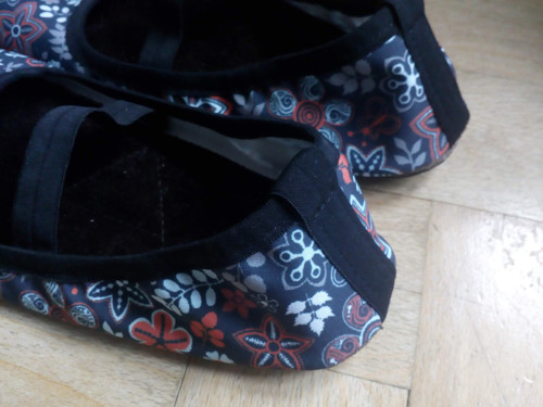 Dámské softshellové balerínky-květy — foto 2