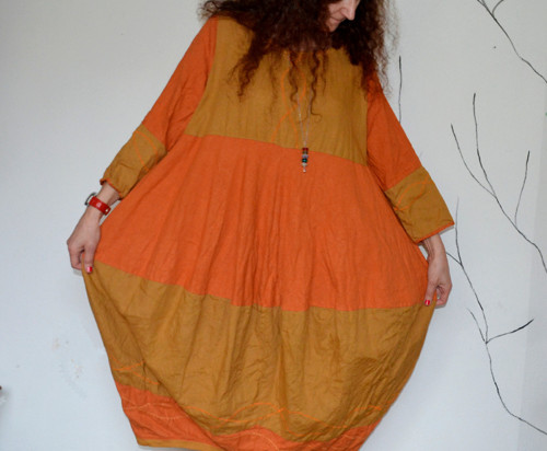 Boho chic / lněné maxišaty — foto 3