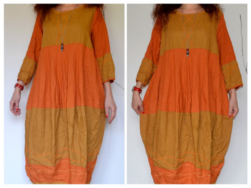 Boho chic / lněné maxišaty — foto 4