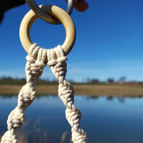 Macramé držák na toaletní papír — foto 6