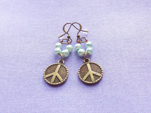 NÁUŠNICE PEACE #0793 — foto 3