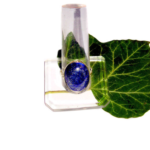 ZLATÝ prsten EXTRA LAPIS LAZULI 20*15 — foto 4