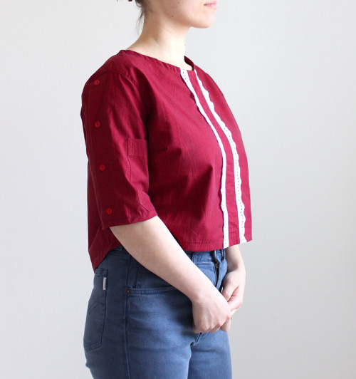 Upcyklovaná dámská halenka. — foto 3