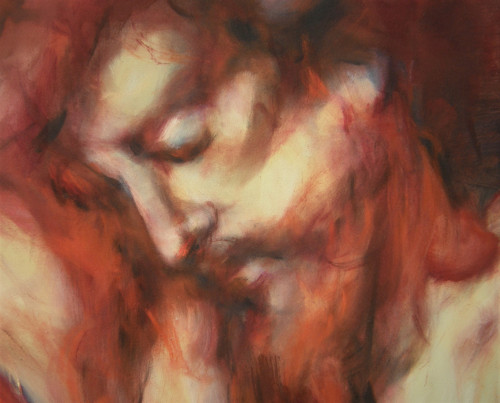 Passionis- olejomalba, originál, 115cmx100cm — foto 3